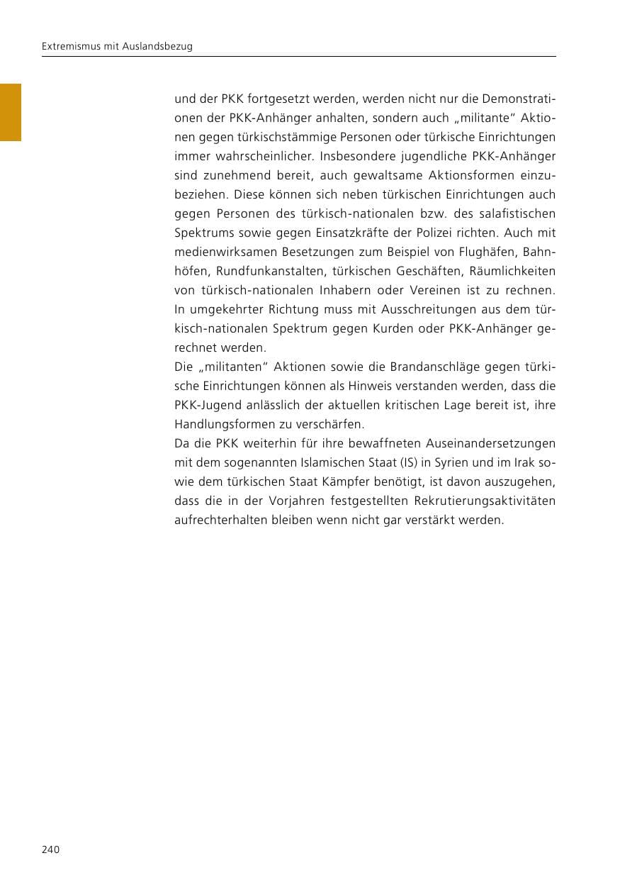 Seite 242 des Verfassungsschutzbericht 2016 Niedersachsen