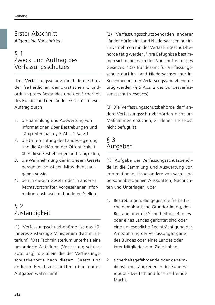 Seite 314 des Verfassungsschutzbericht 2016 Niedersachsen