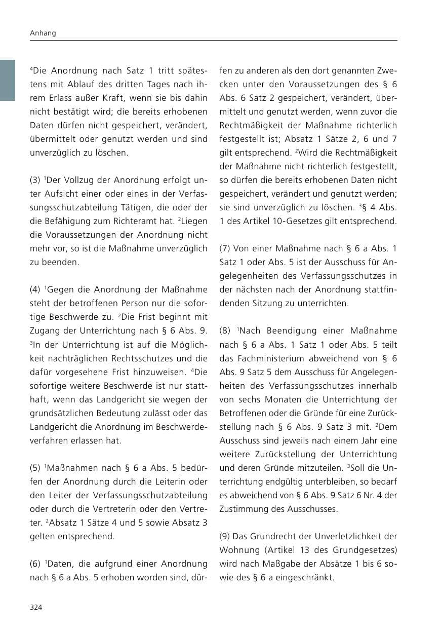 Seite 326 des Verfassungsschutzbericht 2016 Niedersachsen