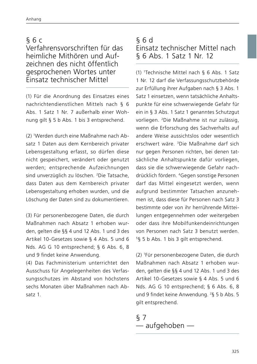 Seite 327 des Verfassungsschutzbericht 2016 Niedersachsen