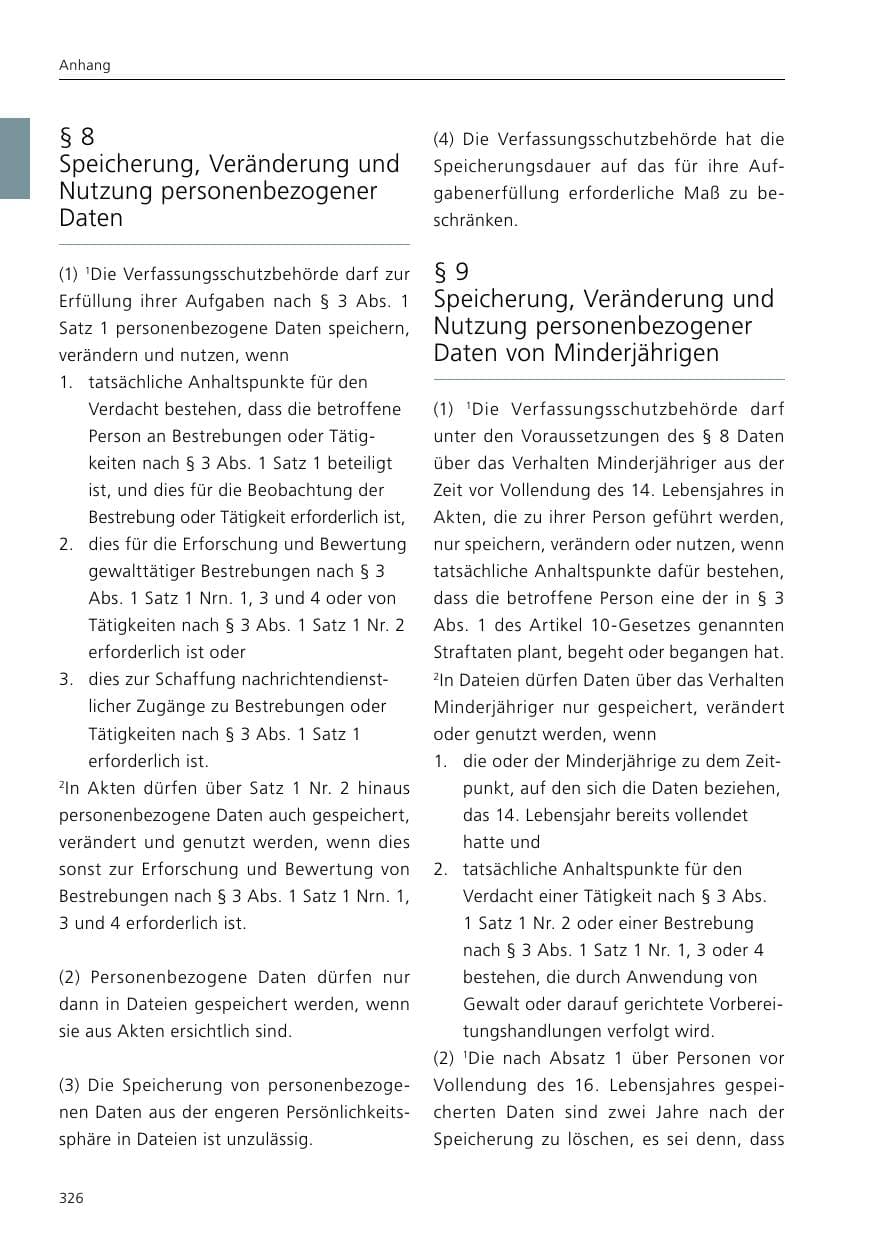 Seite 328 des Verfassungsschutzbericht 2016 Niedersachsen