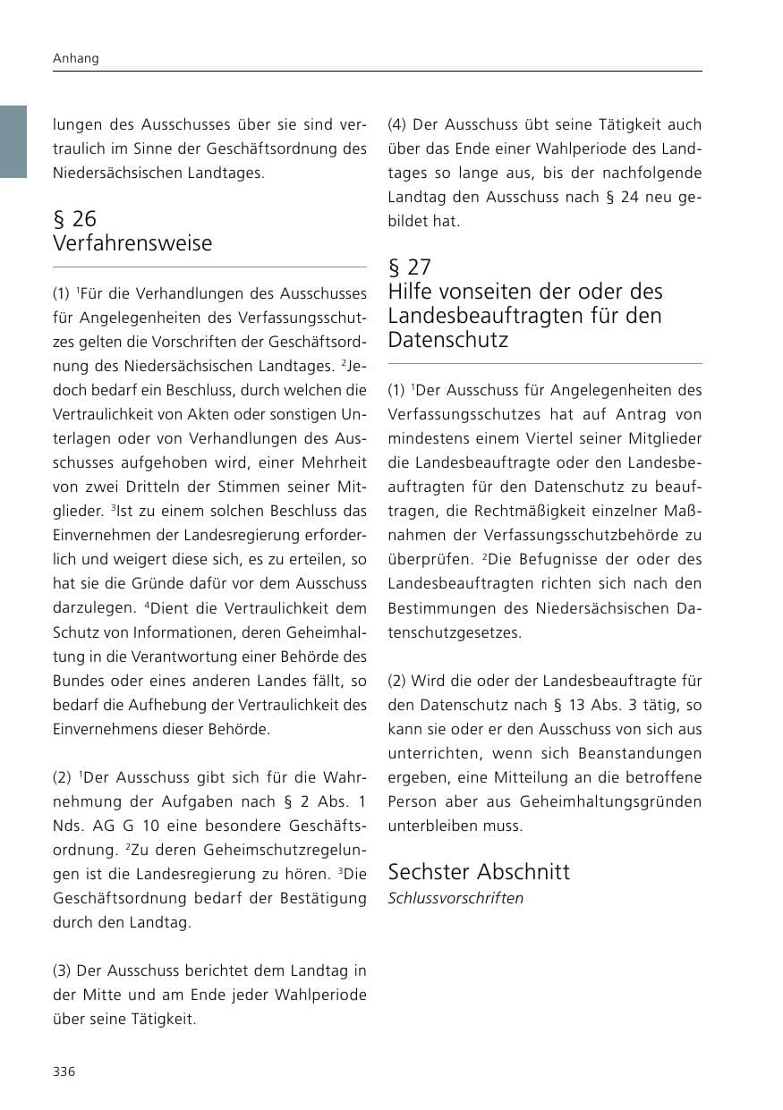 Seite 338 des Verfassungsschutzbericht 2016 Niedersachsen