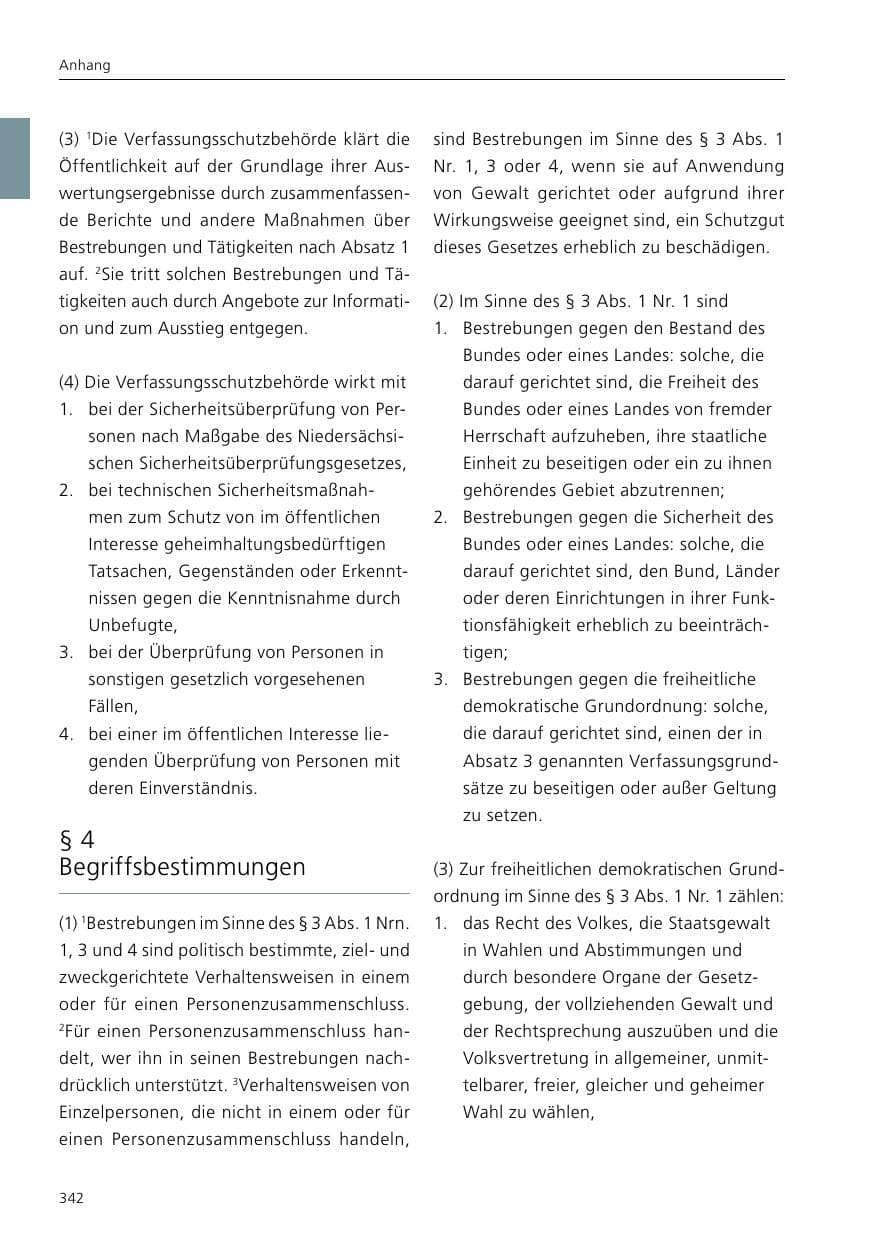 Seite 344 des Verfassungsschutzbericht 2016 Niedersachsen