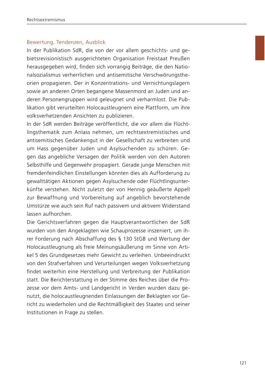 Seite 123 des Verfassungsschutzbericht 2017 Niedersachsen