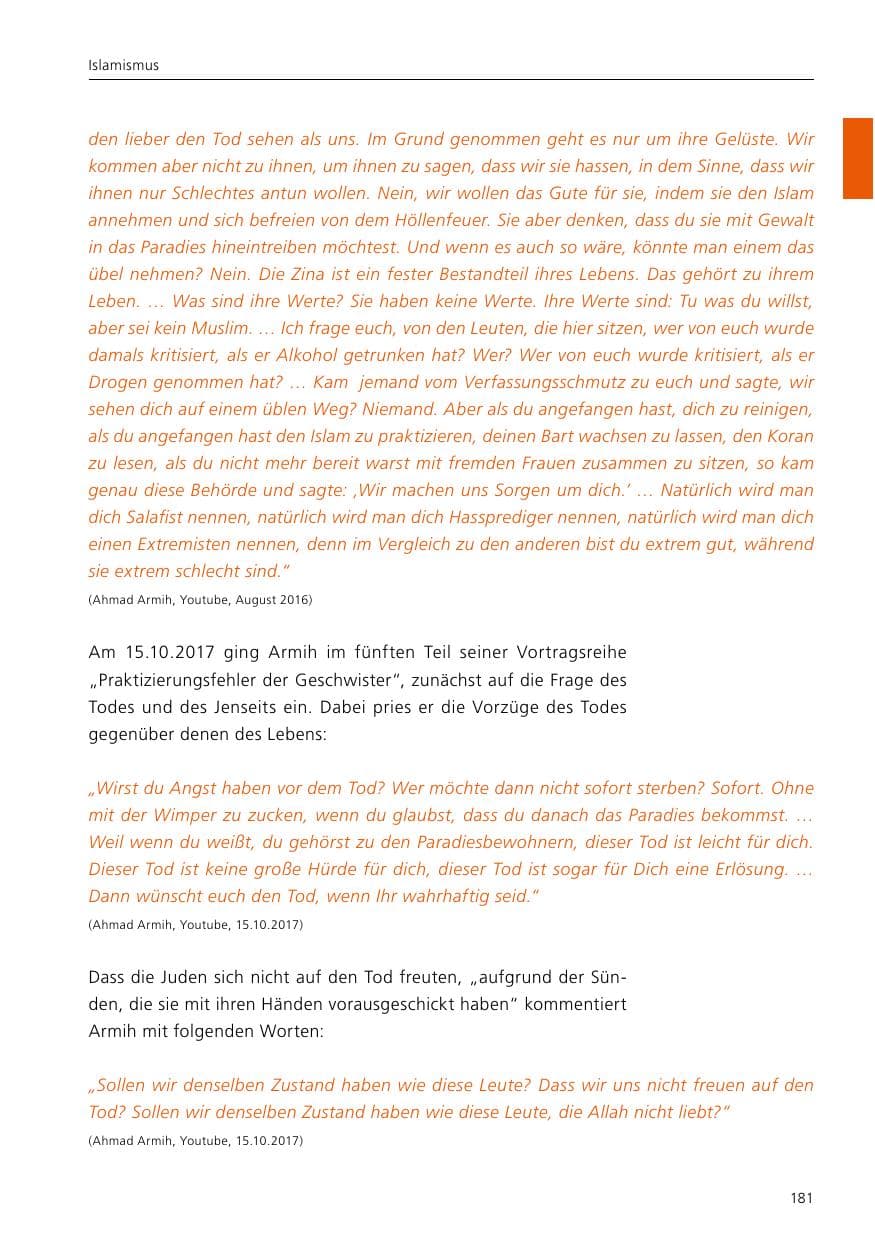Seite 183 des Verfassungsschutzbericht 2017 Niedersachsen