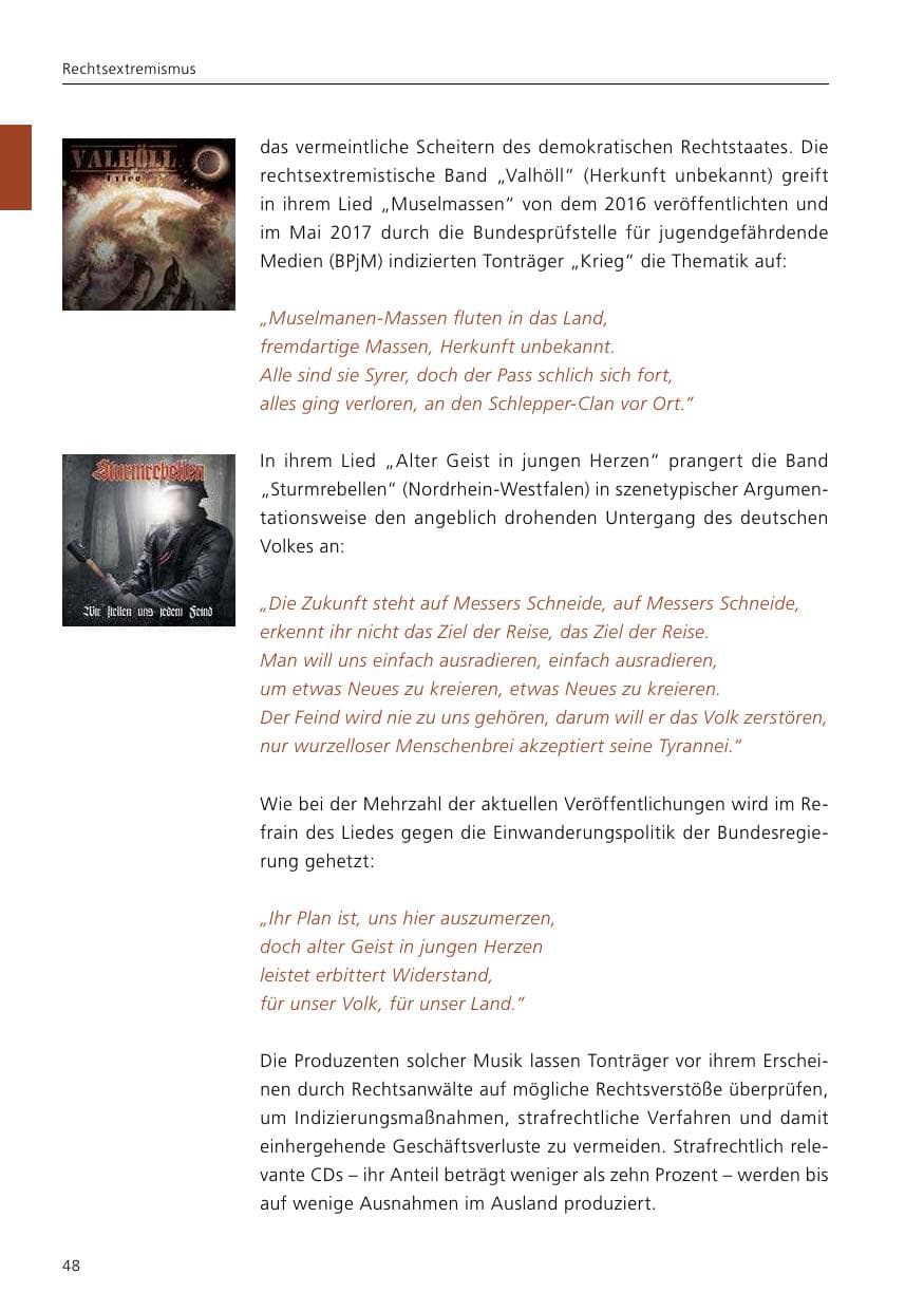 Seite 50 des Verfassungsschutzbericht 2017 Niedersachsen