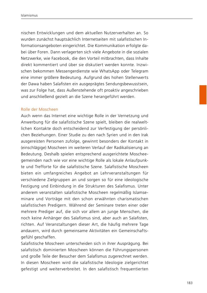 Seite 185 des Verfassungsschutzbericht 2019 Niedersachsen
