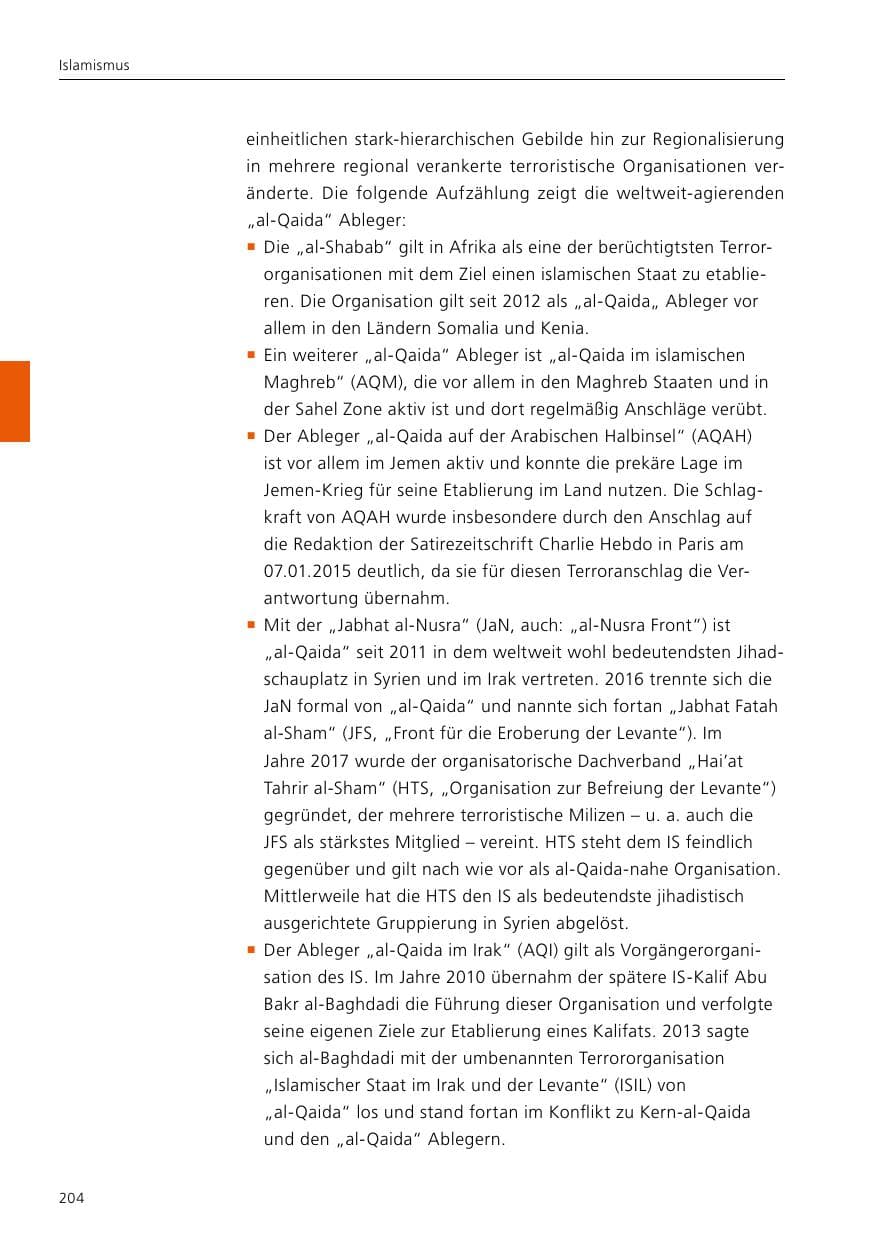 Seite 206 des Verfassungsschutzbericht 2019 Niedersachsen