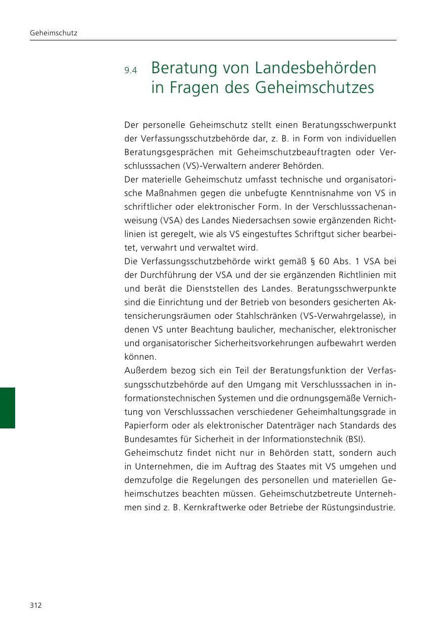 Seite 314 des Verfassungsschutzbericht 2019 Niedersachsen