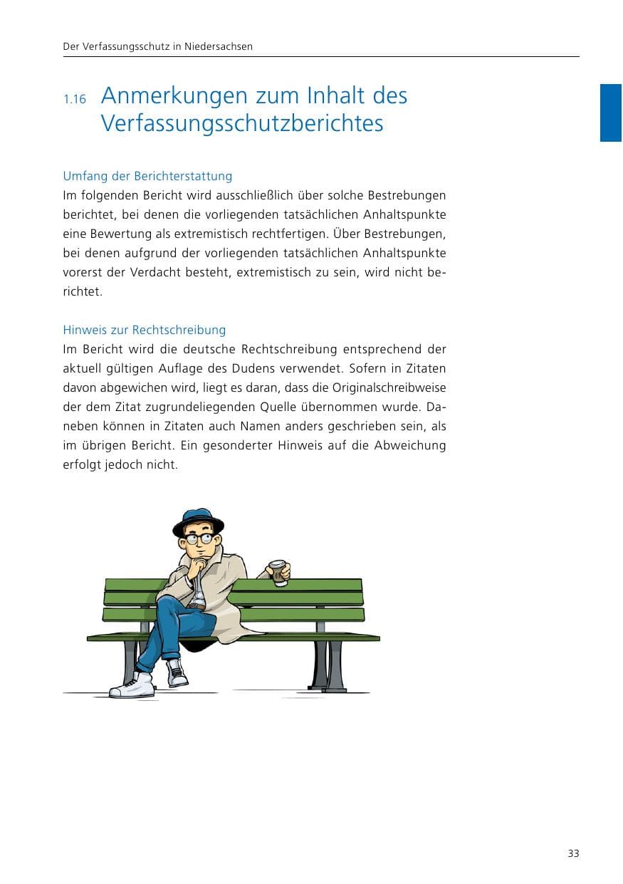 Seite 35 des Verfassungsschutzbericht 2019 Niedersachsen