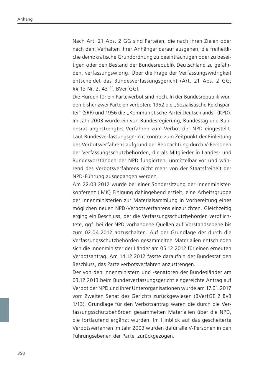 Seite 352 des Verfassungsschutzbericht 2019 Niedersachsen