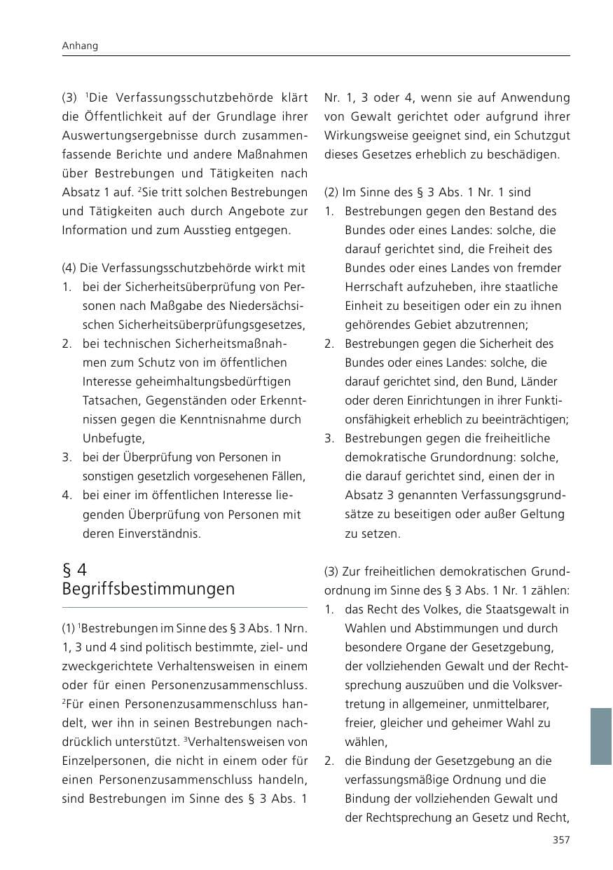 Seite 359 des Verfassungsschutzbericht 2019 Niedersachsen