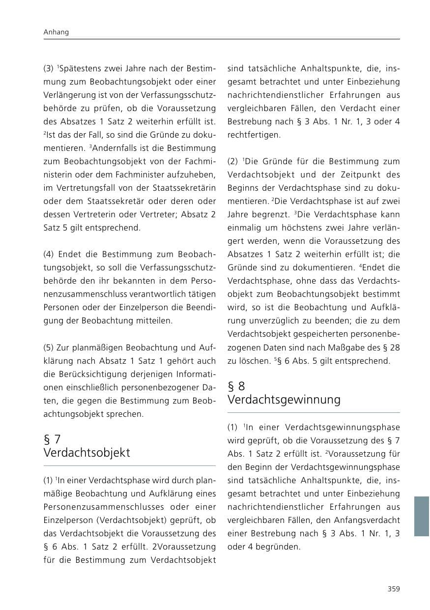 Seite 361 des Verfassungsschutzbericht 2019 Niedersachsen