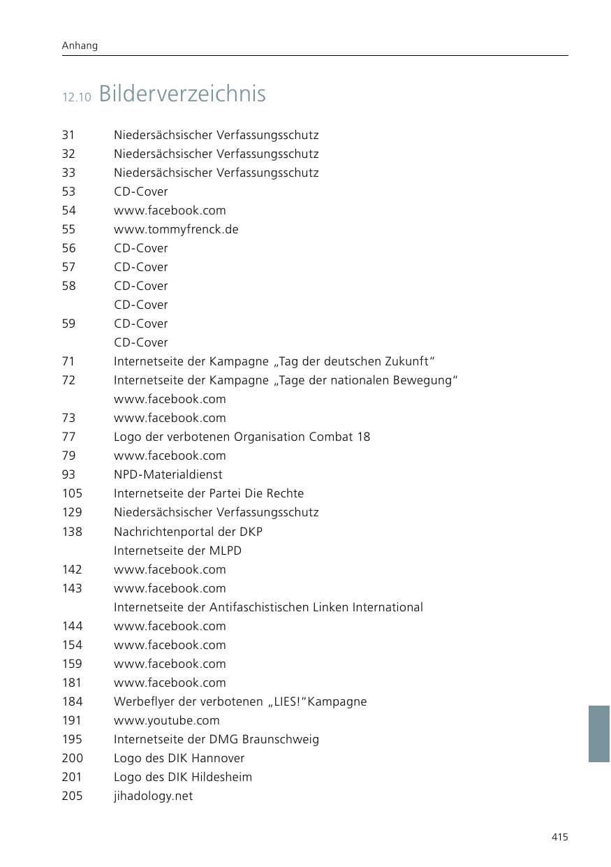 Seite 417 des Verfassungsschutzbericht 2019 Niedersachsen