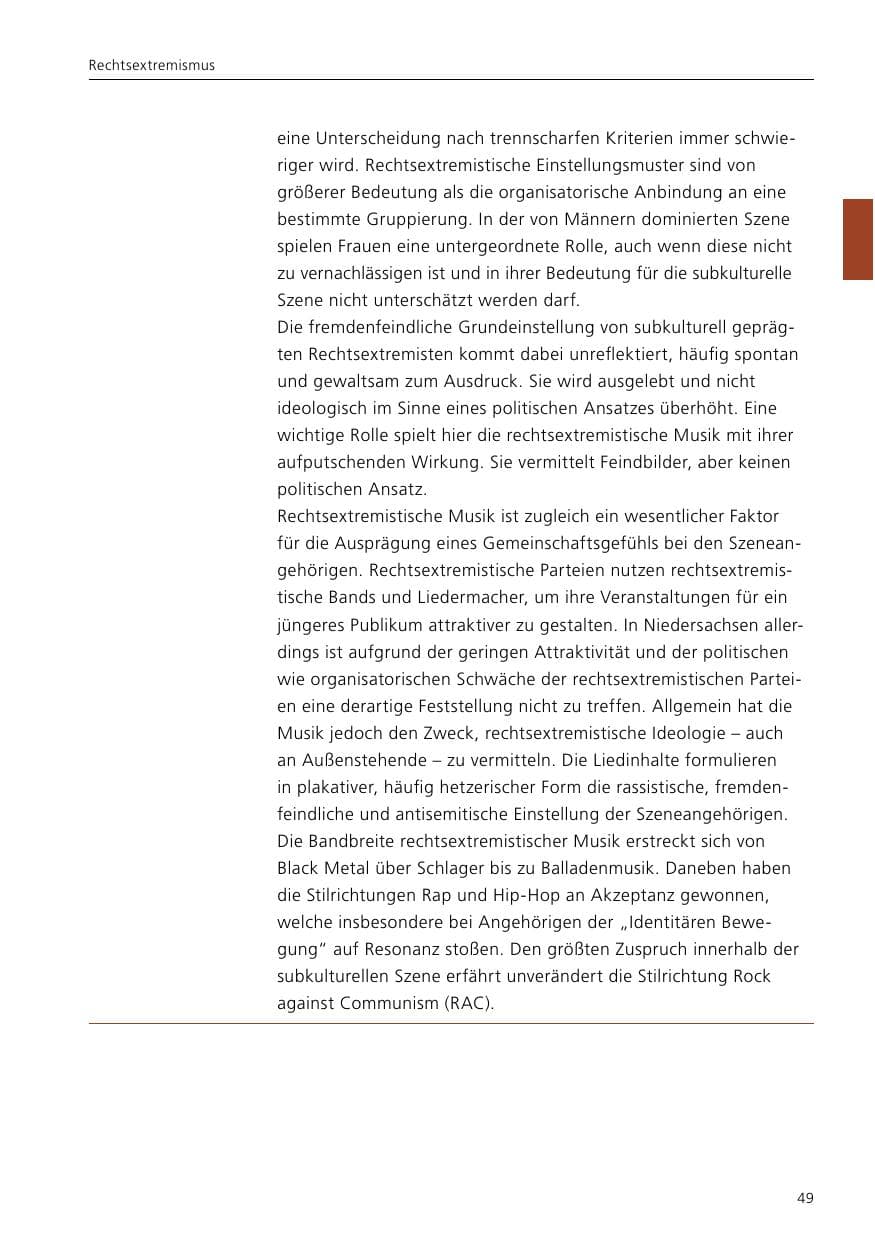 Seite 51 des Verfassungsschutzbericht 2019 Niedersachsen