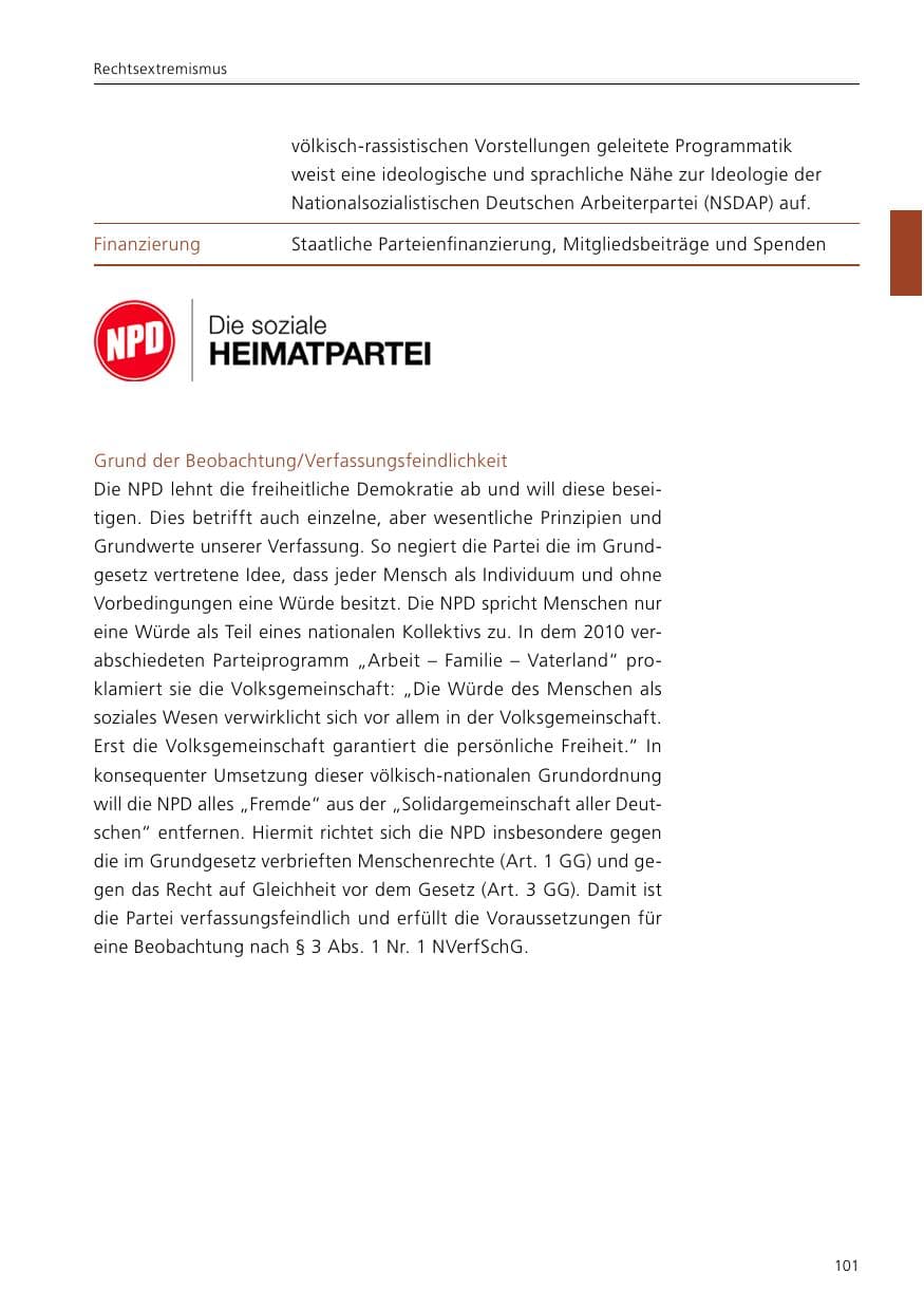 Seite 103 des Verfassungsschutzbericht 2020 Niedersachsen