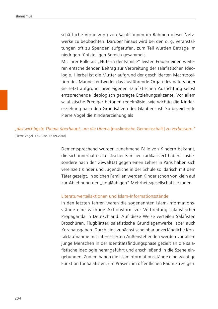 Seite 206 des Verfassungsschutzbericht 2020 Niedersachsen