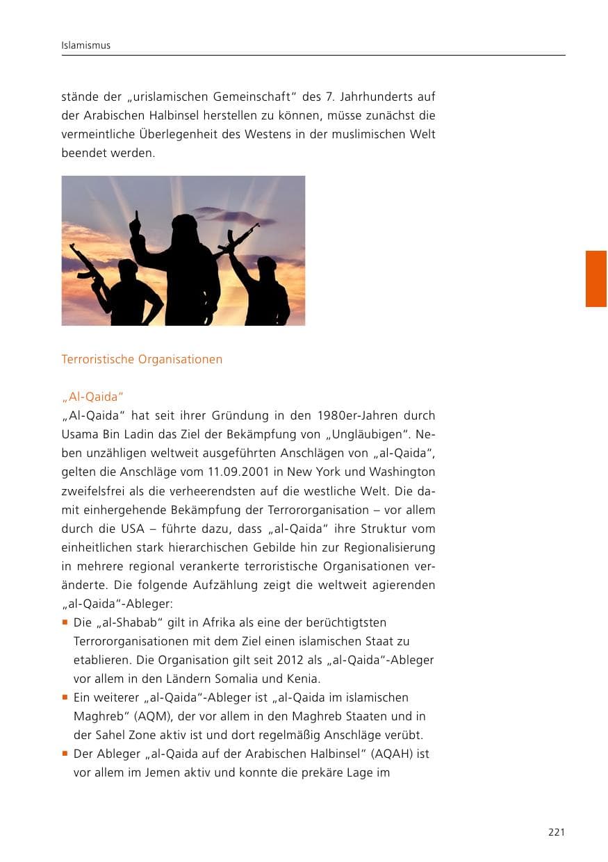 Seite 223 des Verfassungsschutzbericht 2020 Niedersachsen