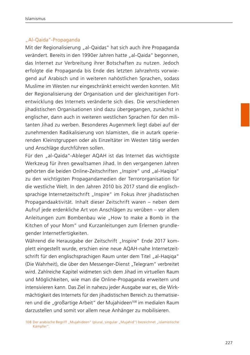 Seite 229 des Verfassungsschutzbericht 2020 Niedersachsen