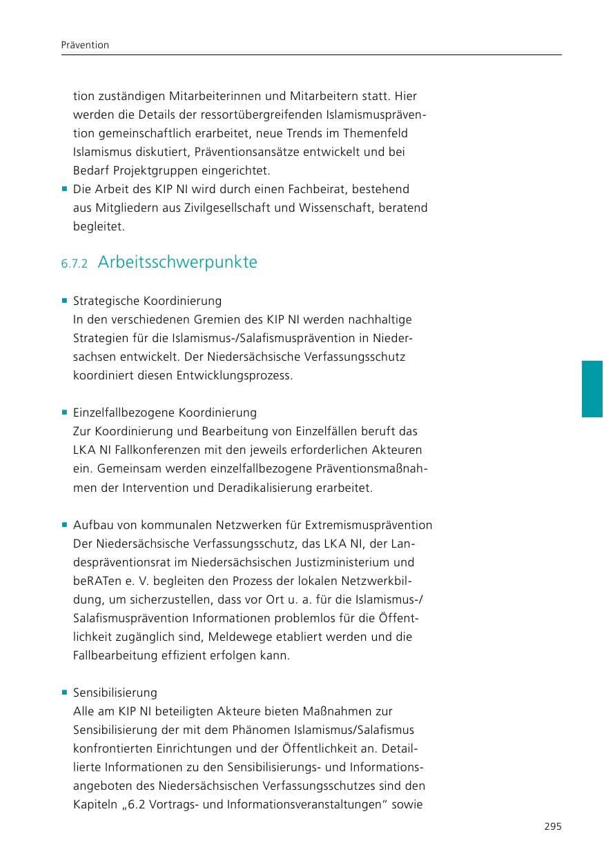 Seite 297 des Verfassungsschutzbericht 2020 Niedersachsen