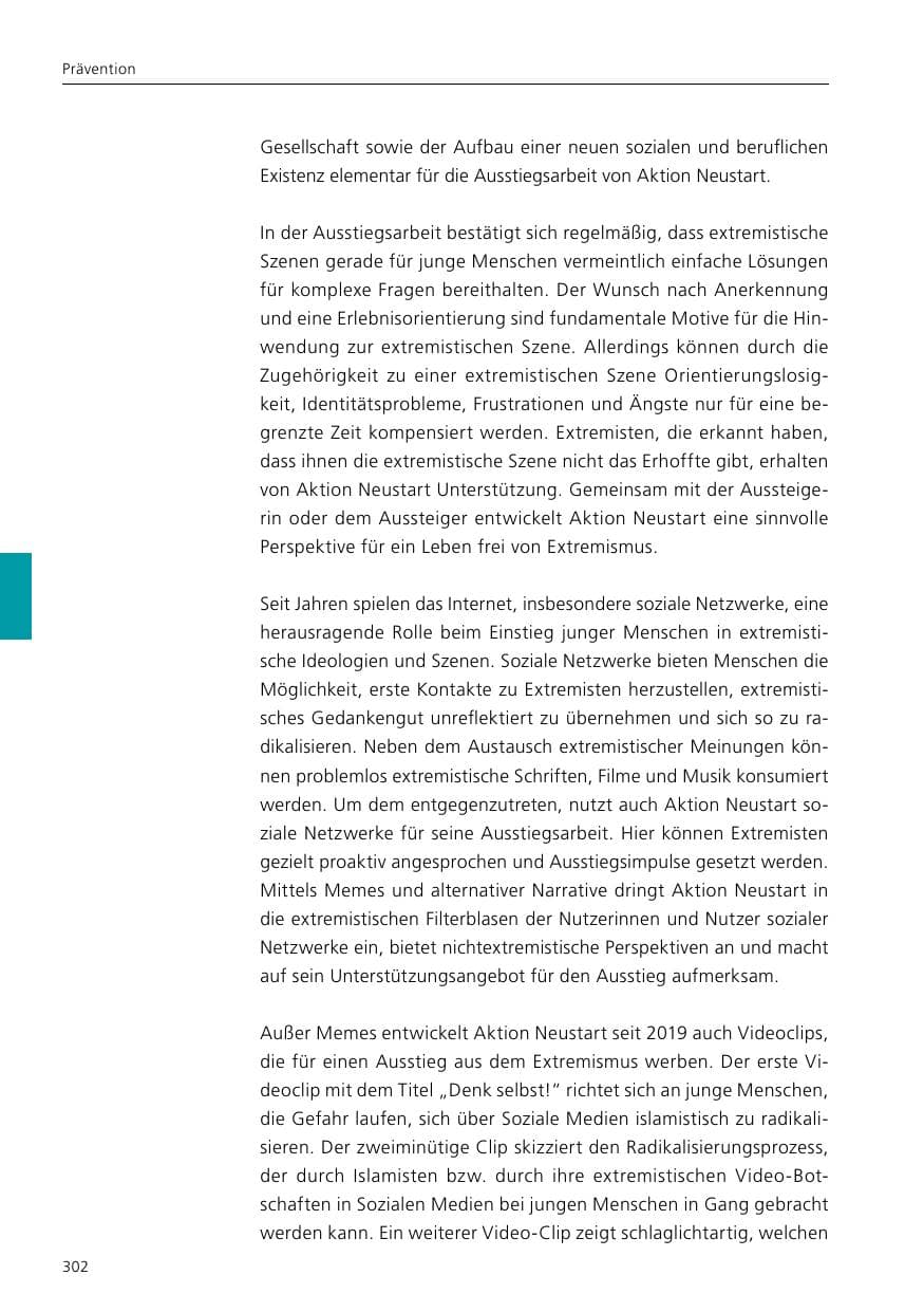 Seite 304 des Verfassungsschutzbericht 2020 Niedersachsen