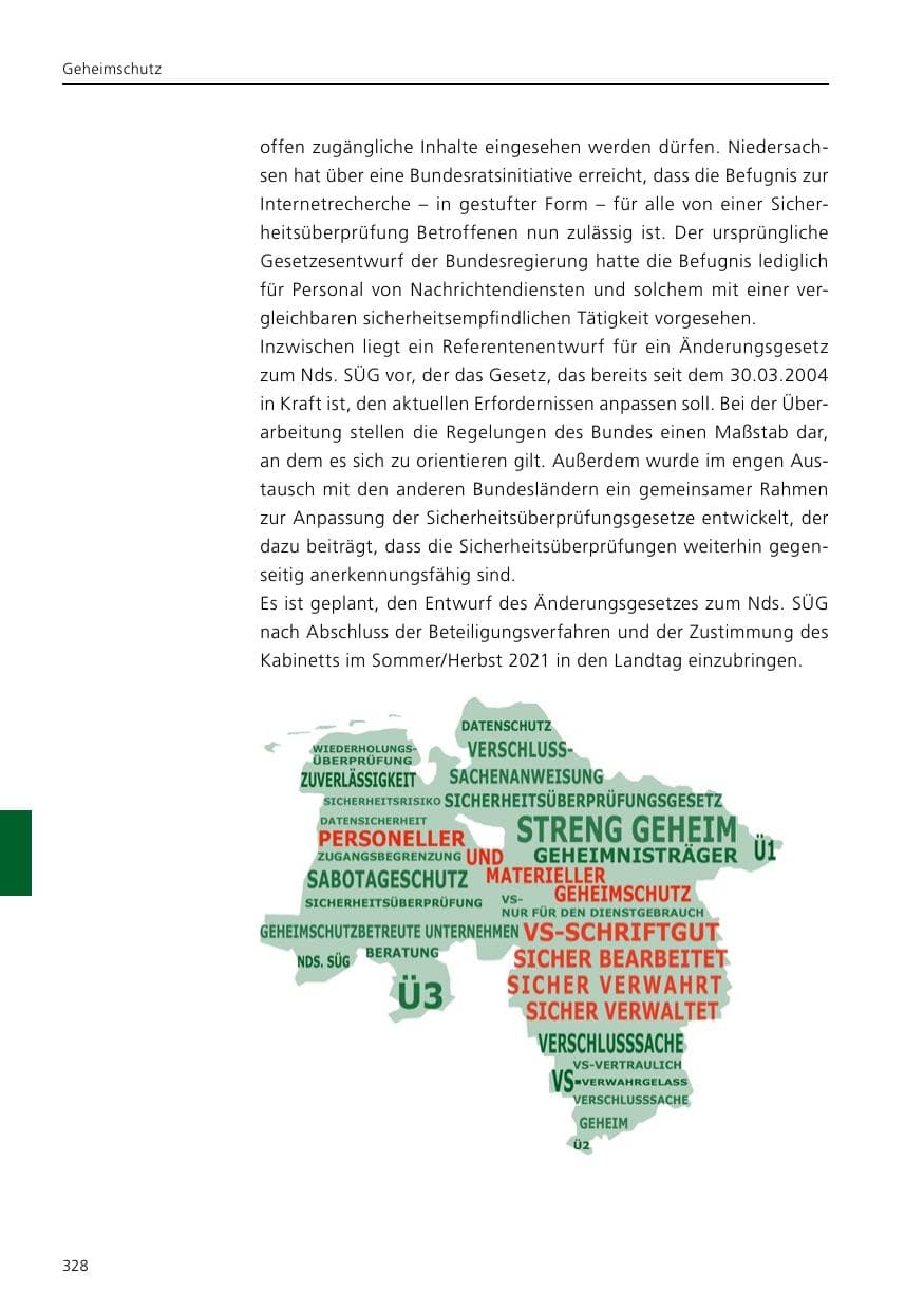 Seite 330 des Verfassungsschutzbericht 2020 Niedersachsen