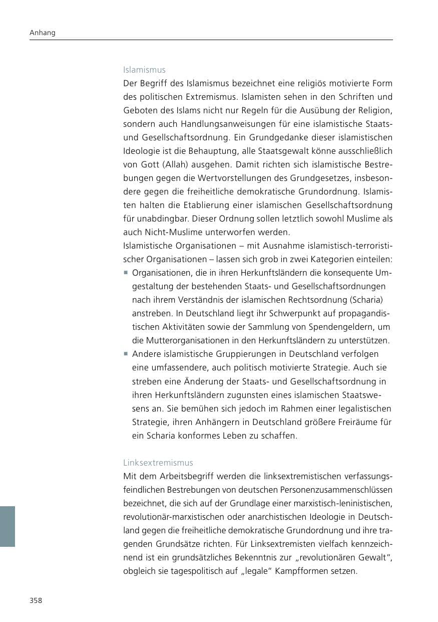 Seite 360 des Verfassungsschutzbericht 2020 Niedersachsen