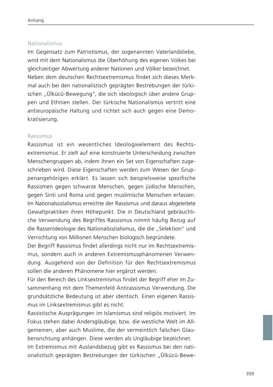 Seite 361 des Verfassungsschutzbericht 2020 Niedersachsen