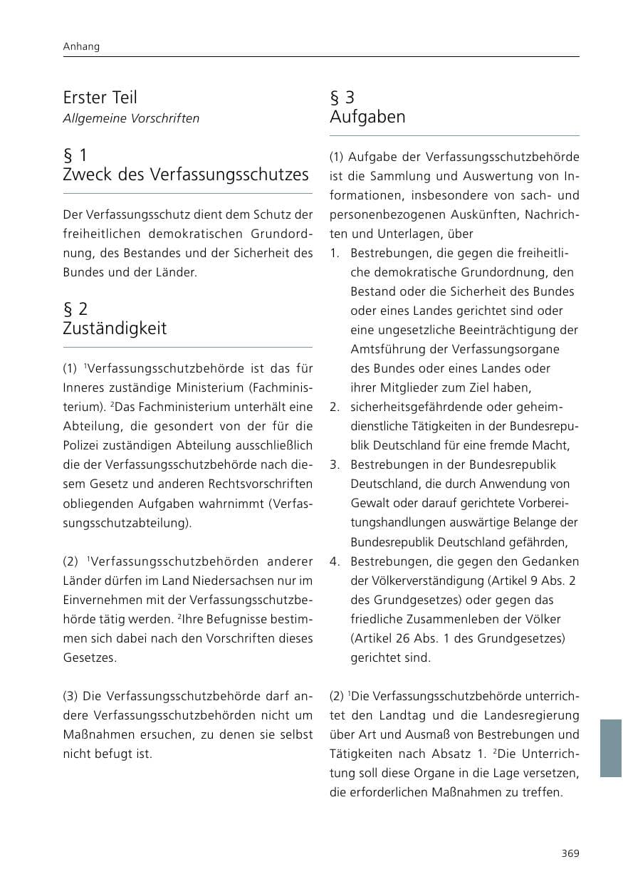 Seite 371 des Verfassungsschutzbericht 2020 Niedersachsen