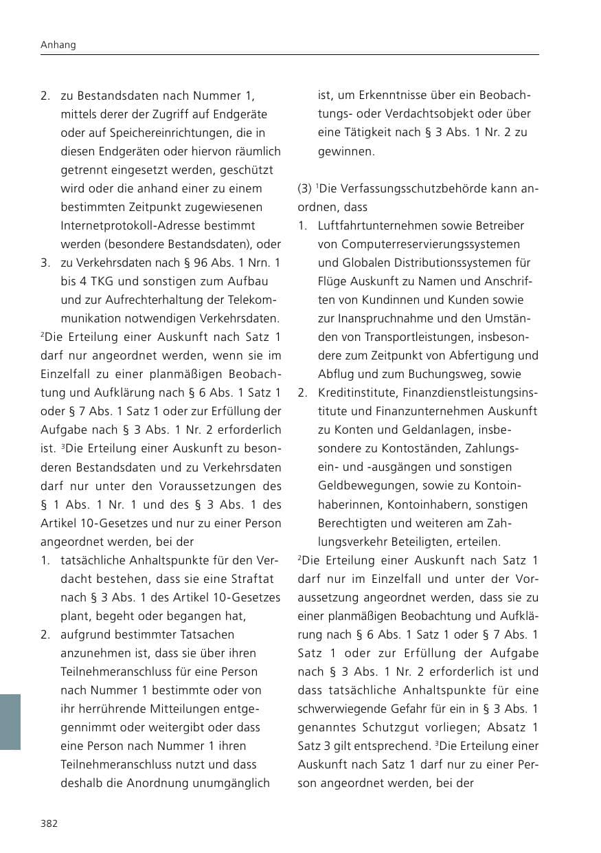 Seite 384 des Verfassungsschutzbericht 2020 Niedersachsen