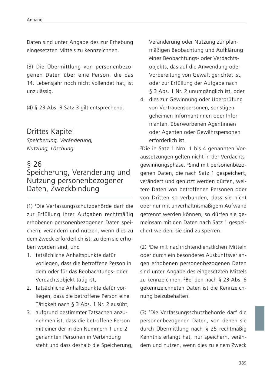 Seite 391 des Verfassungsschutzbericht 2020 Niedersachsen