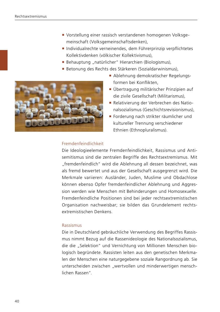Seite 42 des Verfassungsschutzbericht 2020 Niedersachsen