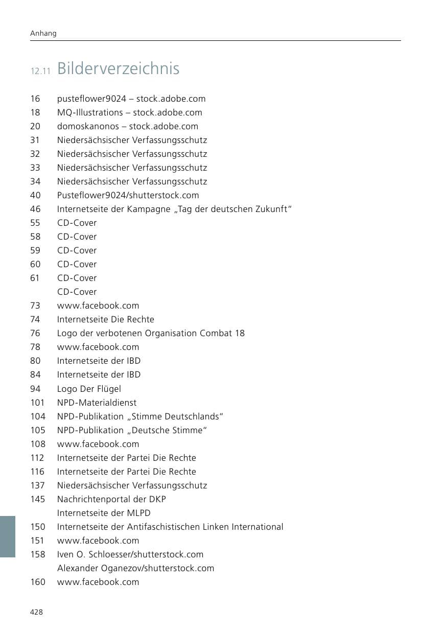Seite 430 des Verfassungsschutzbericht 2020 Niedersachsen