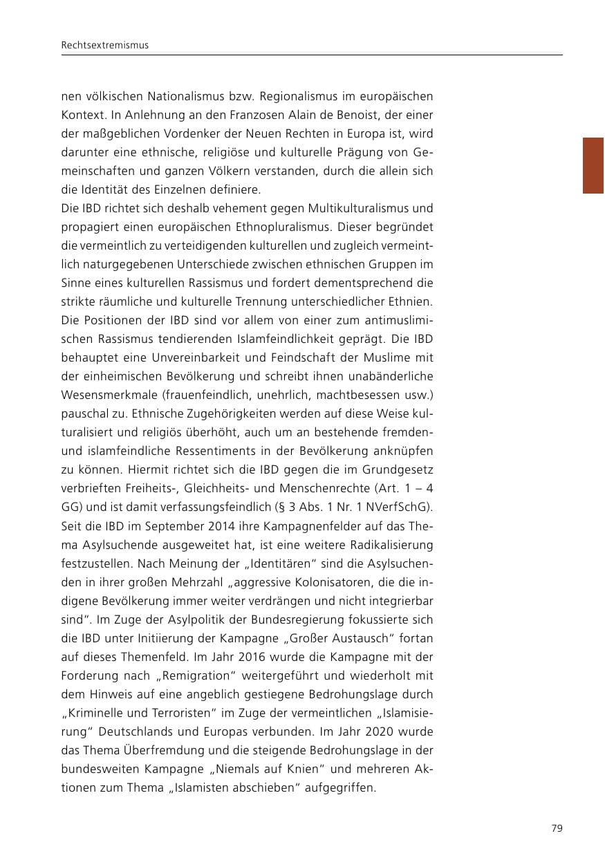 Seite 81 des Verfassungsschutzbericht 2020 Niedersachsen