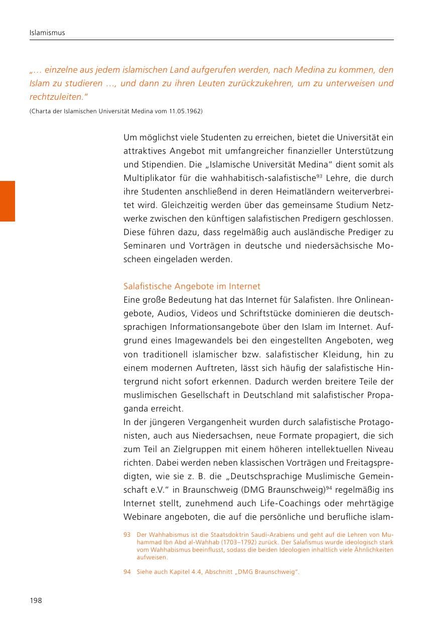 Seite 200 des Verfassungsschutzbericht 2021 Niedersachsen