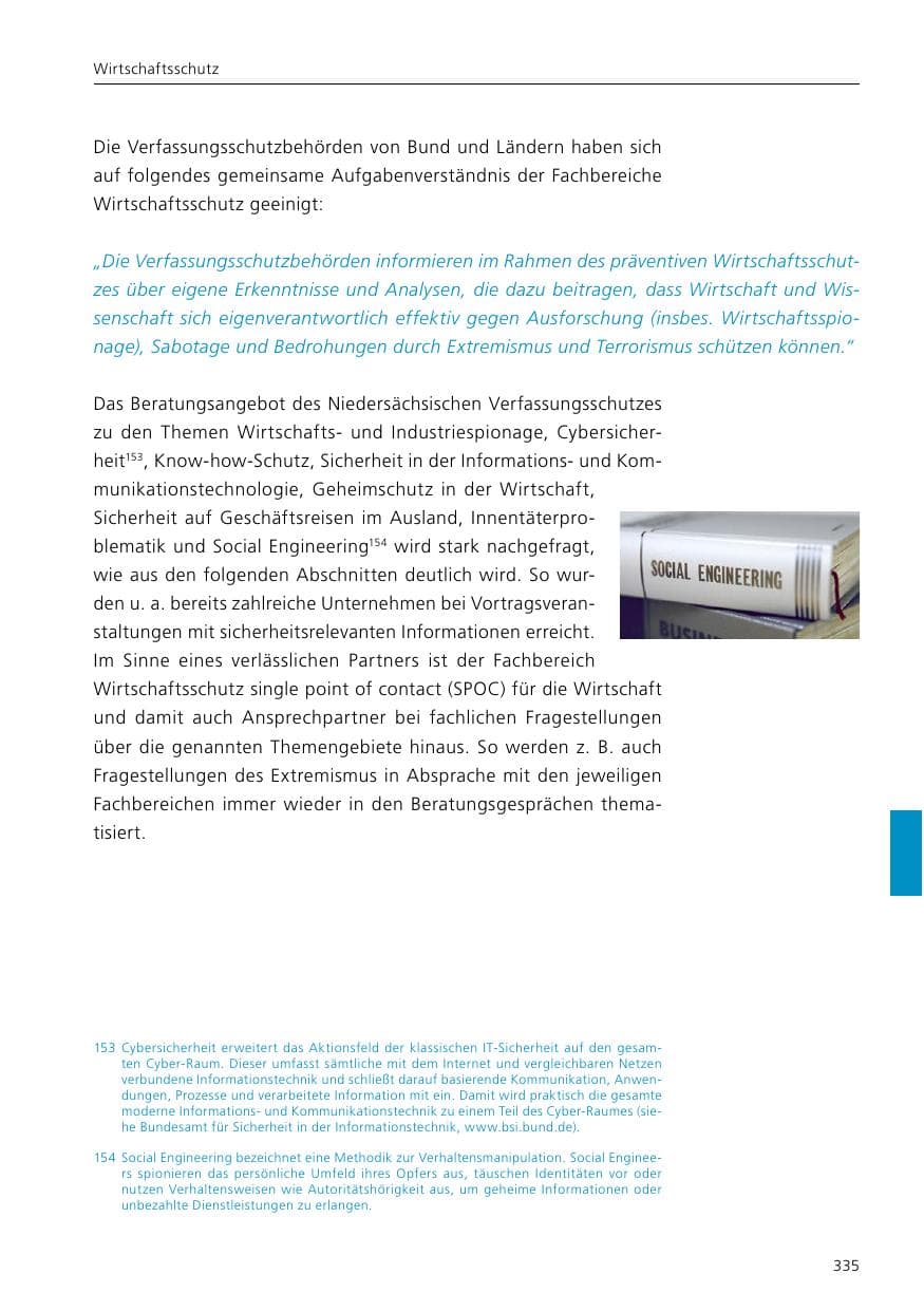Seite 337 des Verfassungsschutzbericht 2021 Niedersachsen