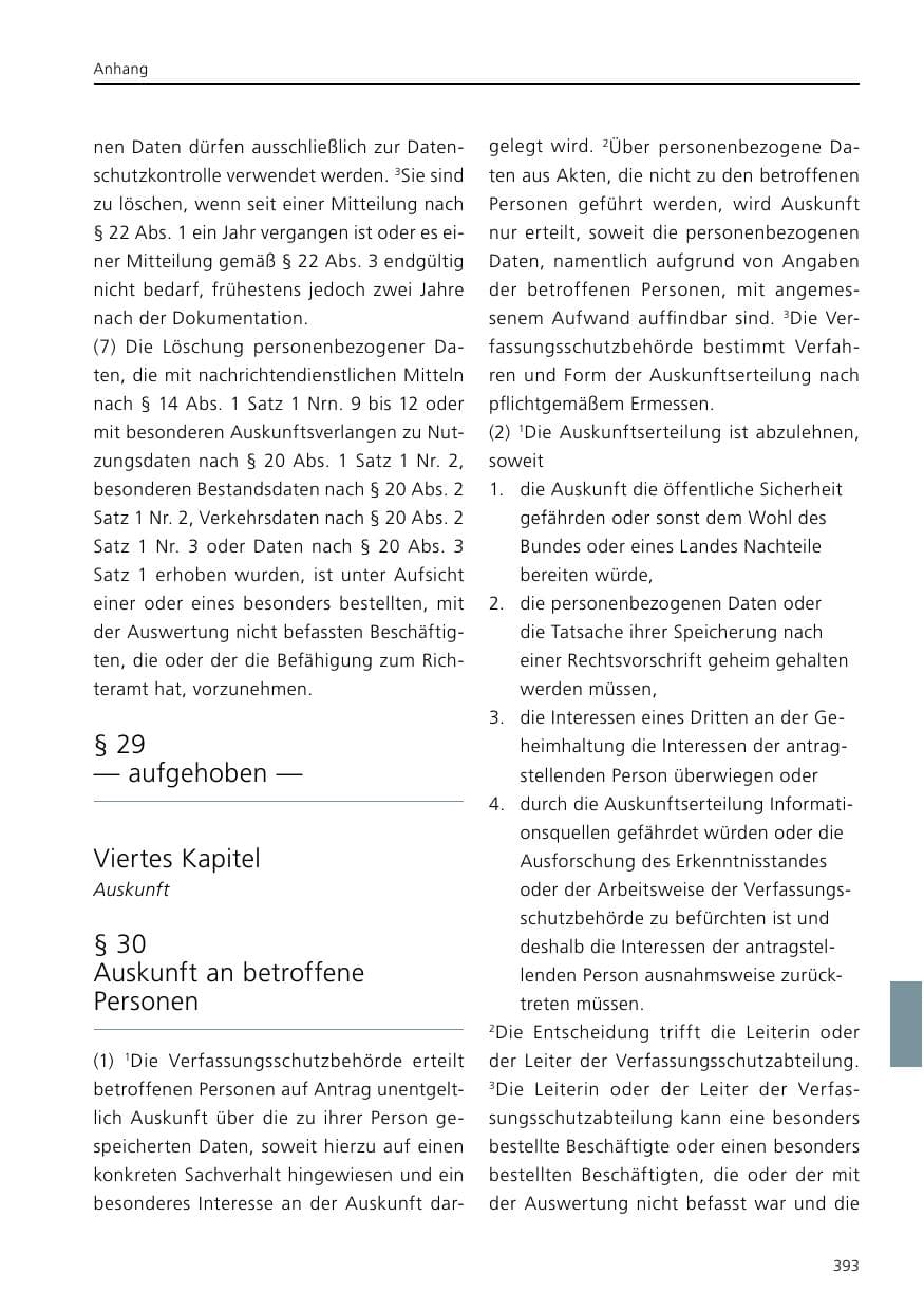 Seite 395 des Verfassungsschutzbericht 2021 Niedersachsen