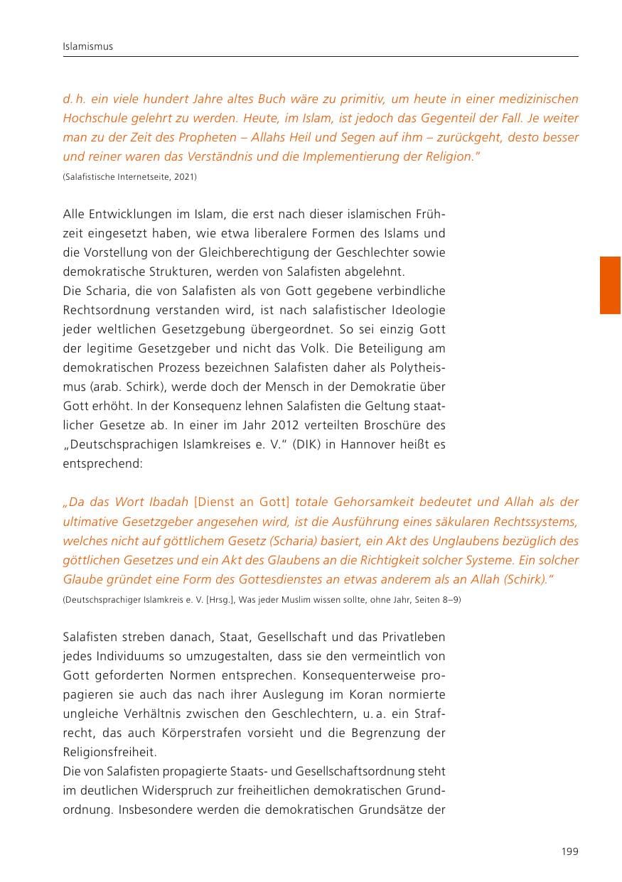 Seite 201 des Verfassungsschutzbericht 2022 Niedersachsen
