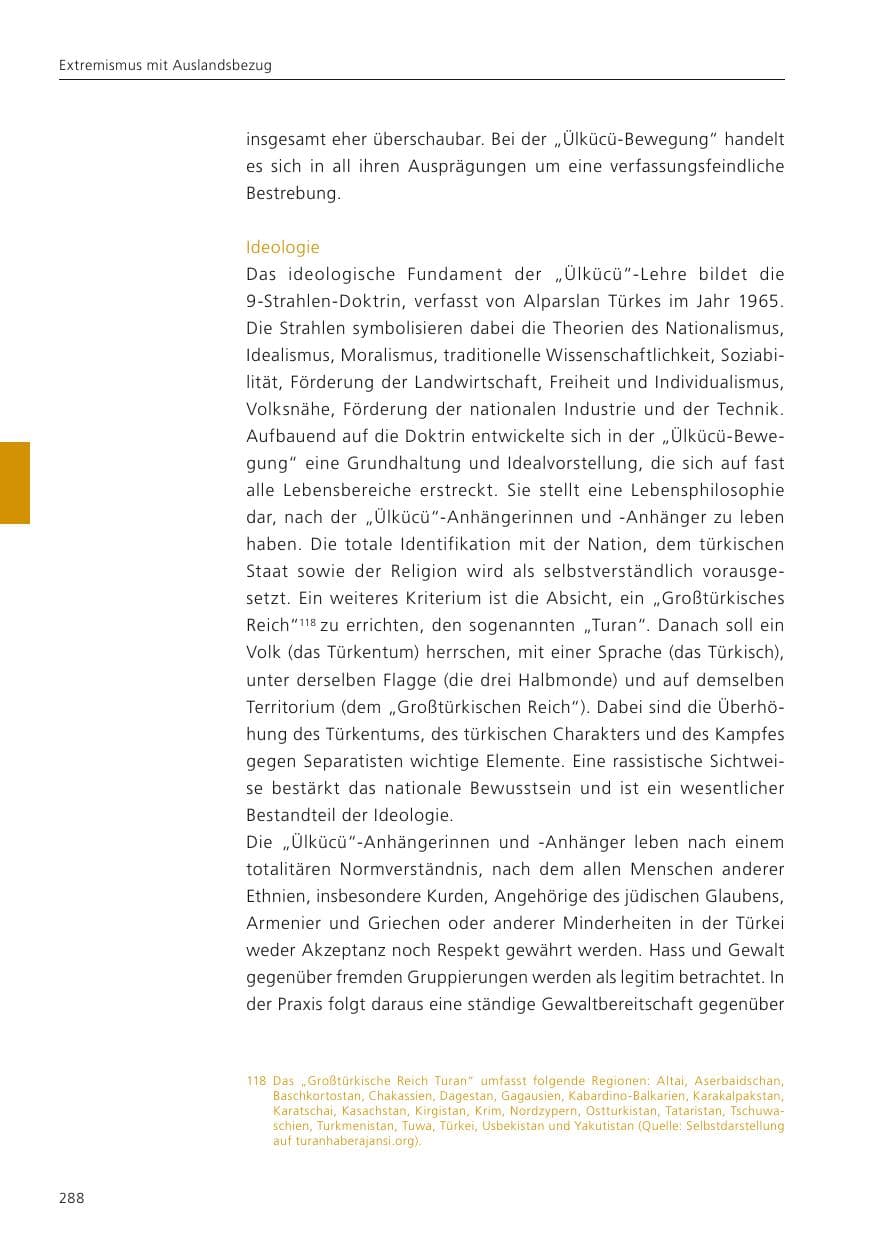 Seite 290 des Verfassungsschutzbericht 2022 Niedersachsen