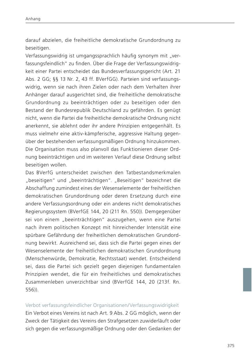 Seite 377 des Verfassungsschutzbericht 2022 Niedersachsen