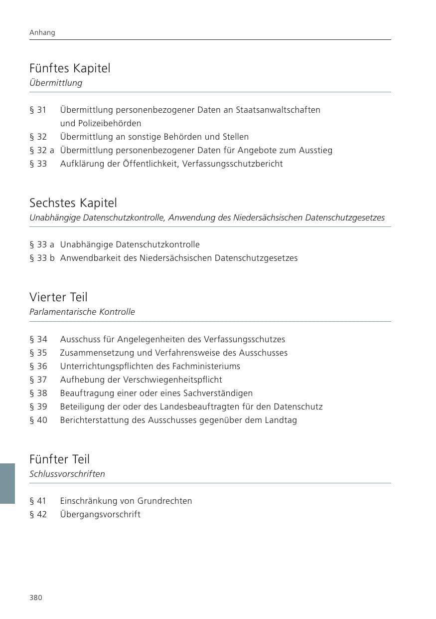 Seite 382 des Verfassungsschutzbericht 2022 Niedersachsen