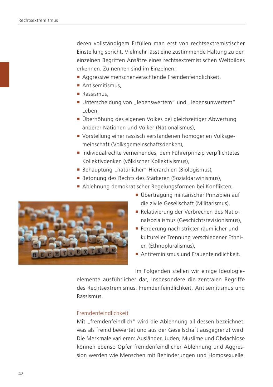 Seite 44 des Verfassungsschutzbericht 2022 Niedersachsen
