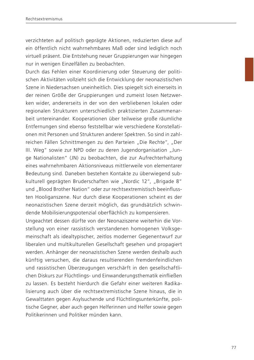 Seite 79 des Verfassungsschutzbericht 2022 Niedersachsen