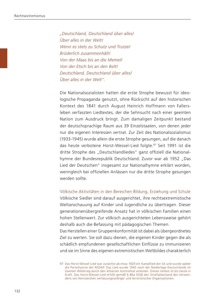 Seite 134 des Verfassungsschutzbericht 2023 Niedersachsen