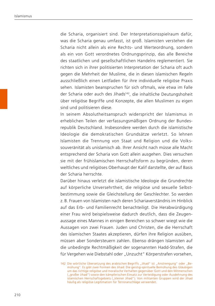 Seite 212 des Verfassungsschutzbericht 2023 Niedersachsen