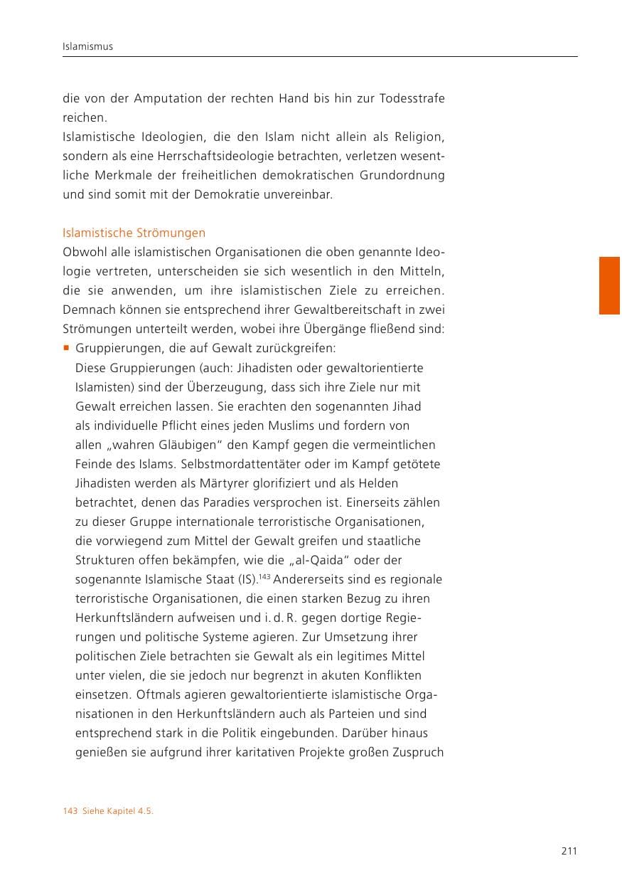 Seite 213 des Verfassungsschutzbericht 2023 Niedersachsen