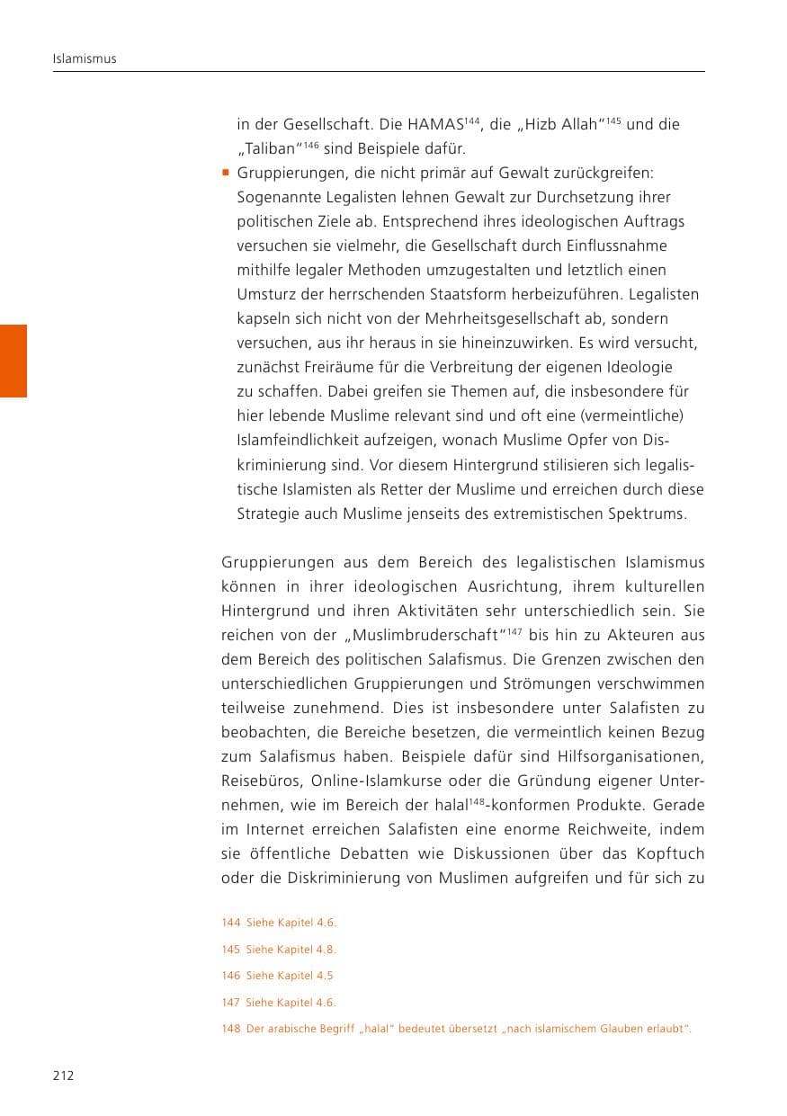 Seite 214 des Verfassungsschutzbericht 2023 Niedersachsen