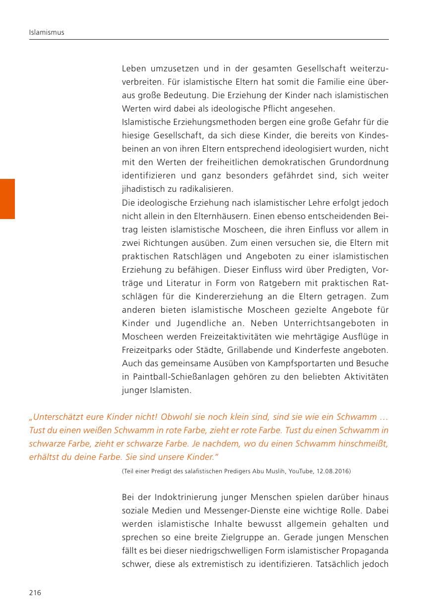 Seite 218 des Verfassungsschutzbericht 2023 Niedersachsen