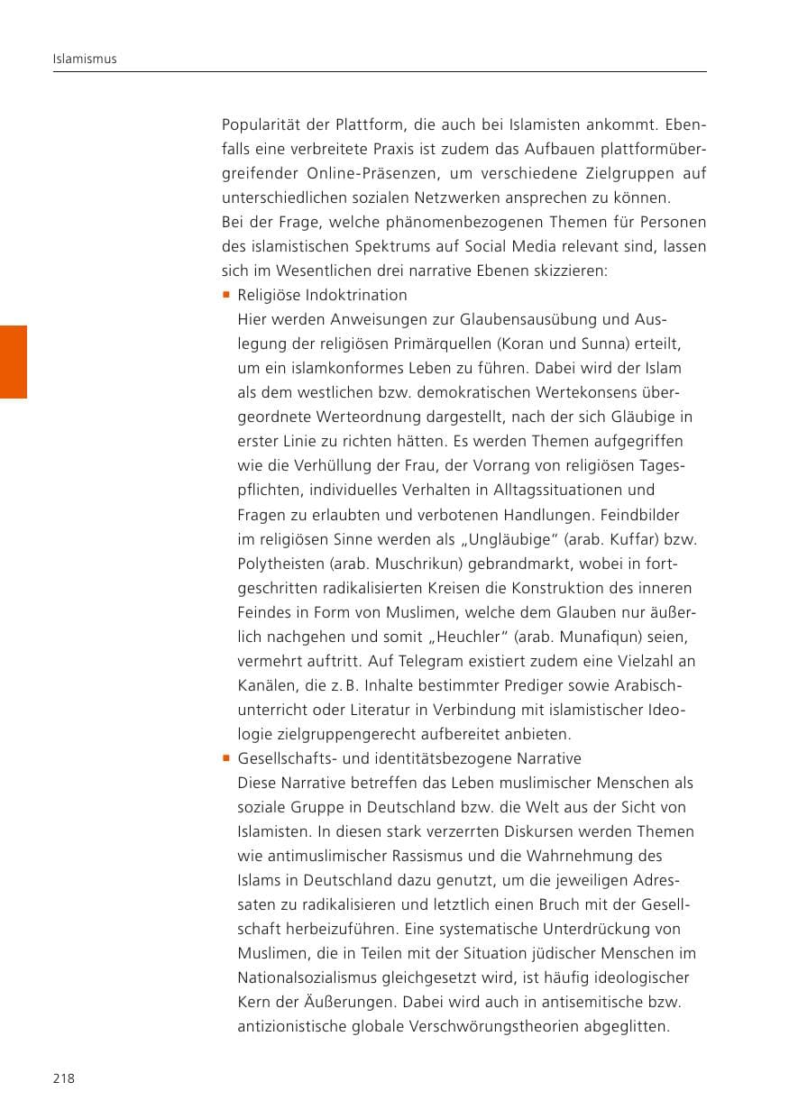 Seite 220 des Verfassungsschutzbericht 2023 Niedersachsen