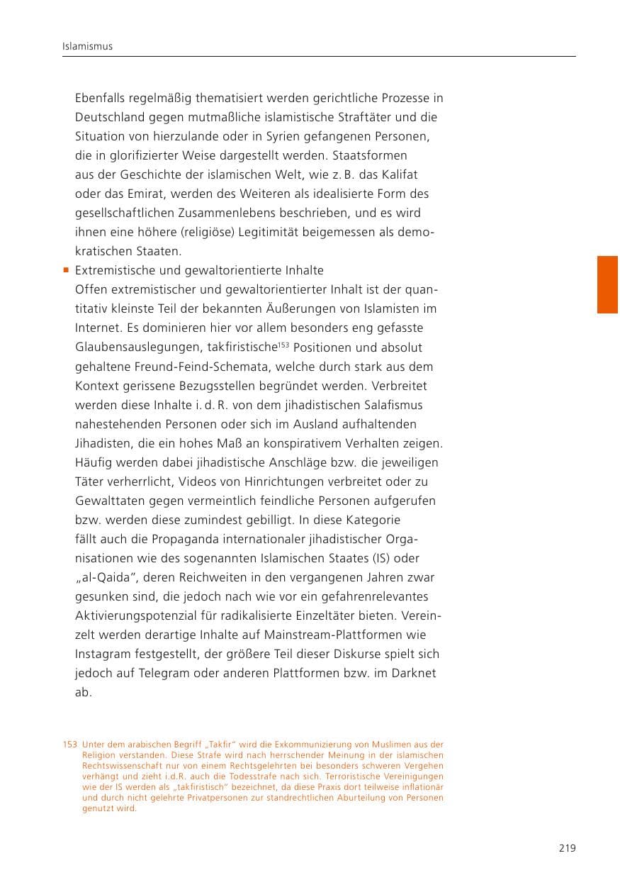 Seite 221 des Verfassungsschutzbericht 2023 Niedersachsen
